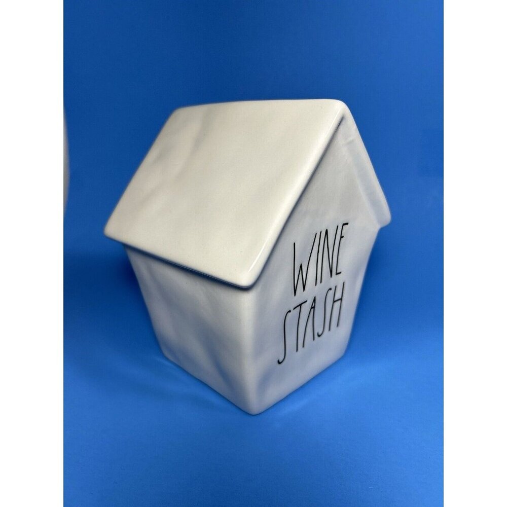 Rae Dunn Magenta Artisan Collection ~Wine Stash~ Ceramic Birdhouse Bank C2 - Picture 9 of 13